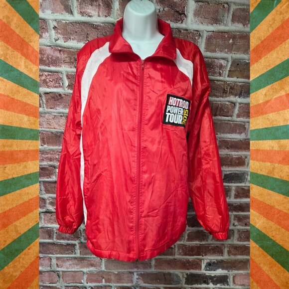 Men's HOTROD Power Tour 2015 Windbreaker Jacket Medium - Picture 1 of 6